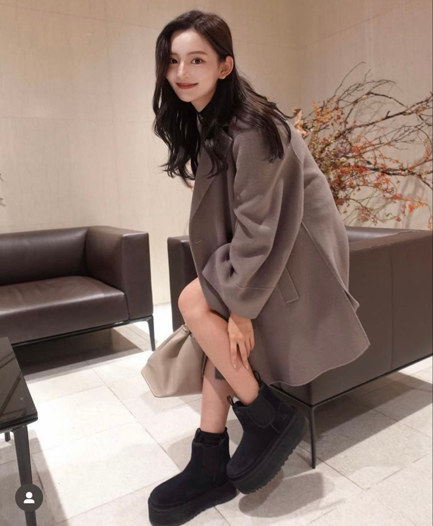 snidel リバーフレアコート