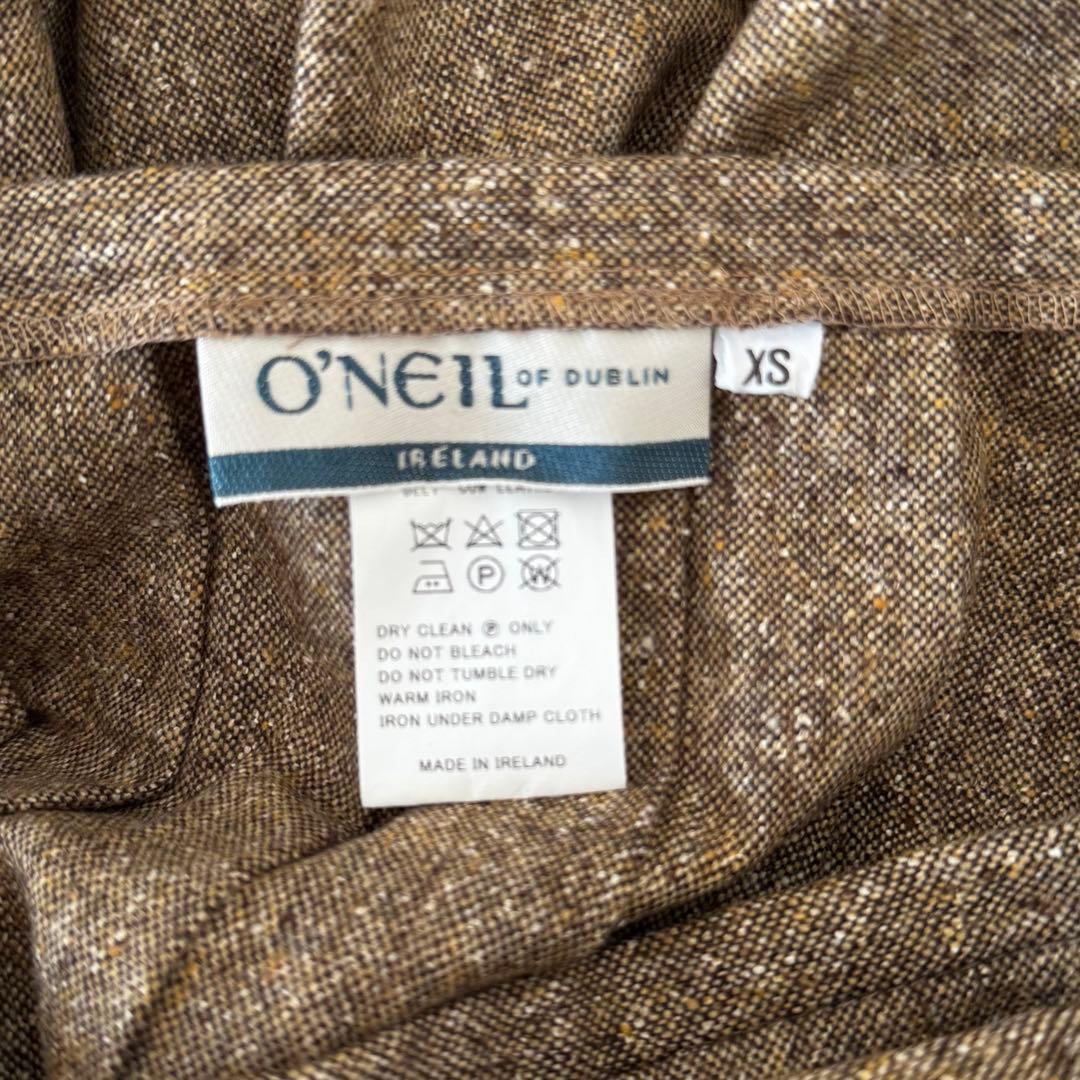 おにめぞO'NEIL OF DUBLINローウェストプリーツラップスカート