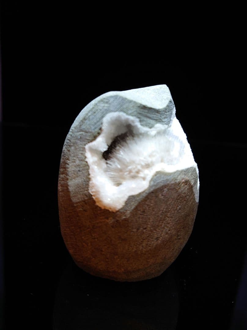 スコレサイト インド産 鉱石 鉱物 ミネラル 標本 原石 母岩付き ⑤