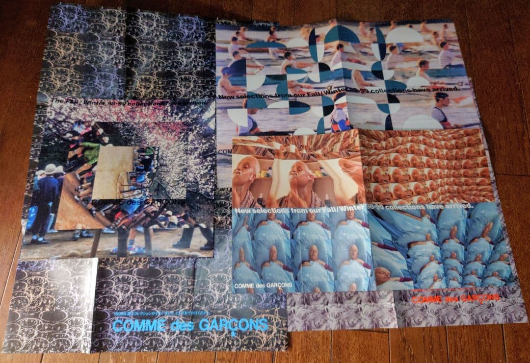 COMME des GARÇONS 1998年コレクションDM 5枚+おまけ1枚