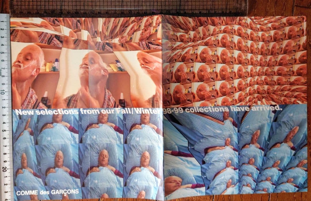 COMME des GARÇONS 1998年コレクションDM 5枚+おまけ1枚