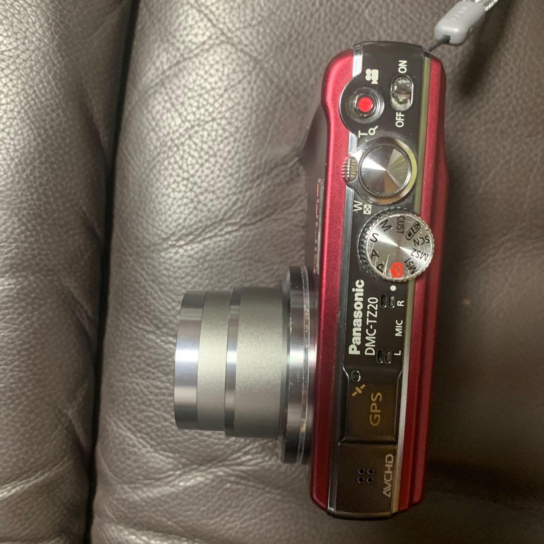 Panasonic DMC-TZ20 赤 デジタルカメラ