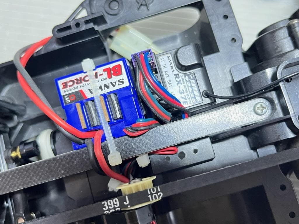 絶版品 タミヤ 1/10 RC ランチア 037 ラリー TA03R-Sシャーシ