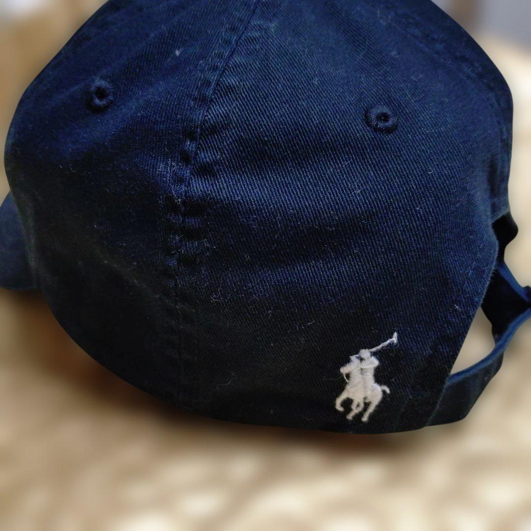 【試着のみ】ポロ　ラルフローレン　キャップ　ブラック　polo black