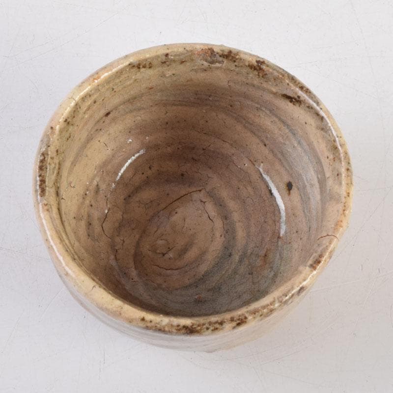 唐津焼　小山冨士夫(古山子)　酒觴　酒盃　明治村茶會　共箱　V　8931