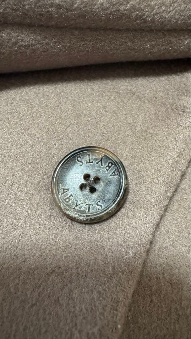 ABYTS ブラウン チェスターコート