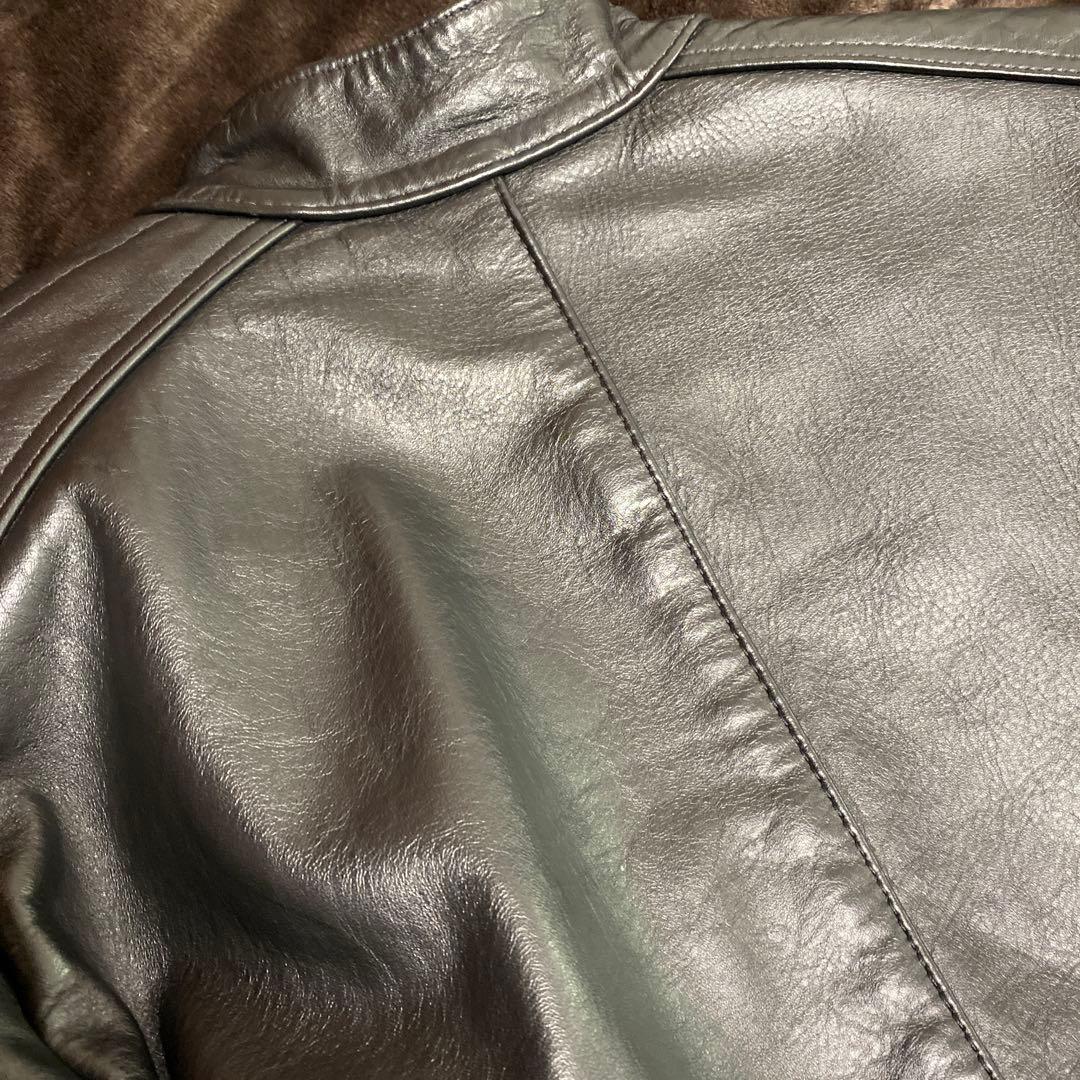 し*お様 VANSON TC レザー　ライダースジャケット　36