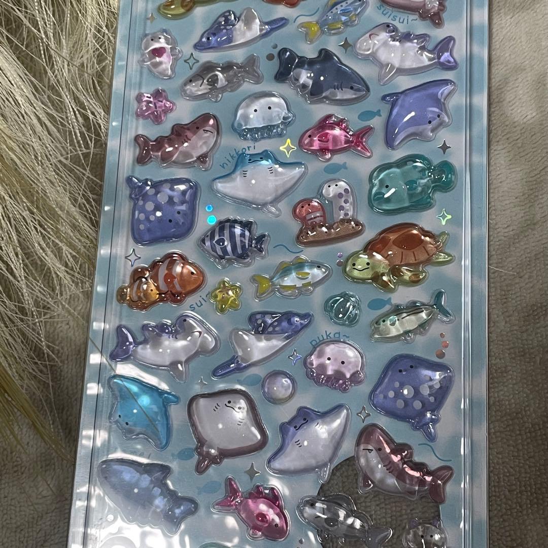 水族館限定　クーリア　正規品　ボンボンドロップシール　４枚セット ②