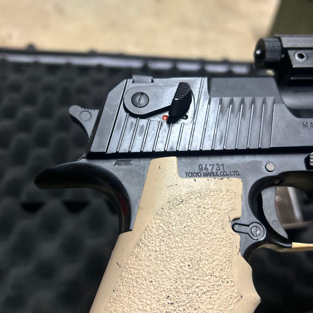 東京マルイ ガスガン レール付き　デザートイーグル　50AE 10インチバレル