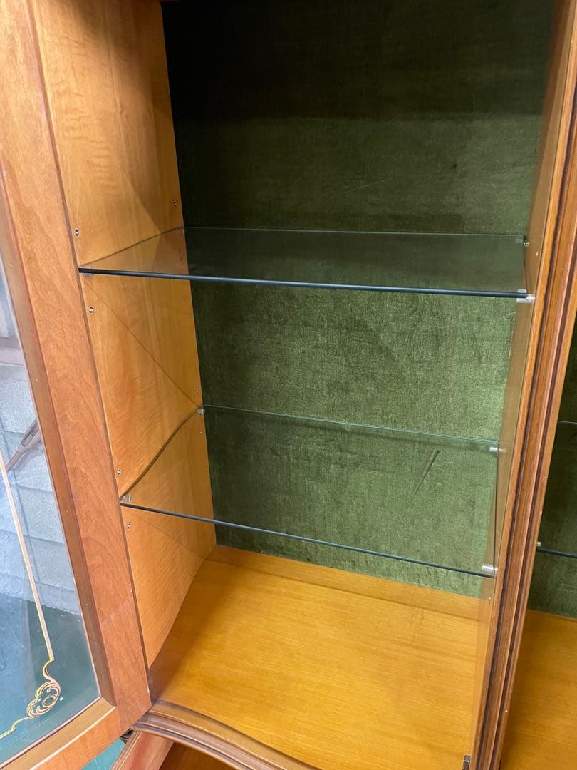 らんイタリア製　大型アンティークキャビネット