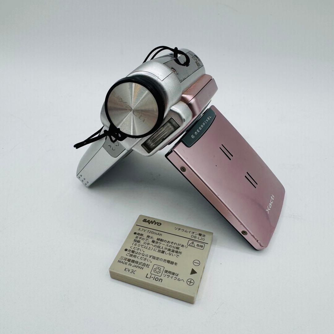 SANYO Xacti DMX-CG6 サンヨー ザクティ 防水 ピンク カメラ