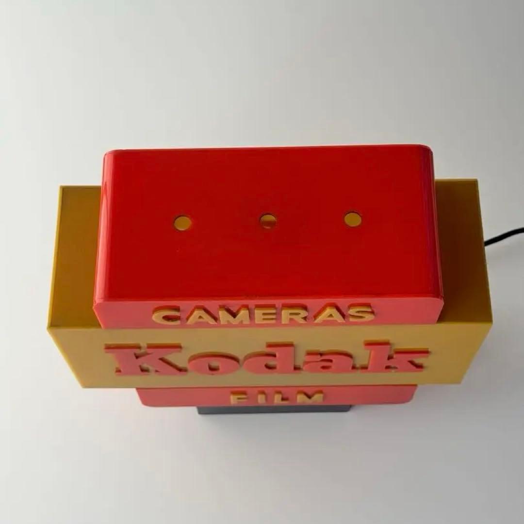 【ヴィンテージ】Kodak コダック 電飾看板 当時物 カメラ屋 動作確認済