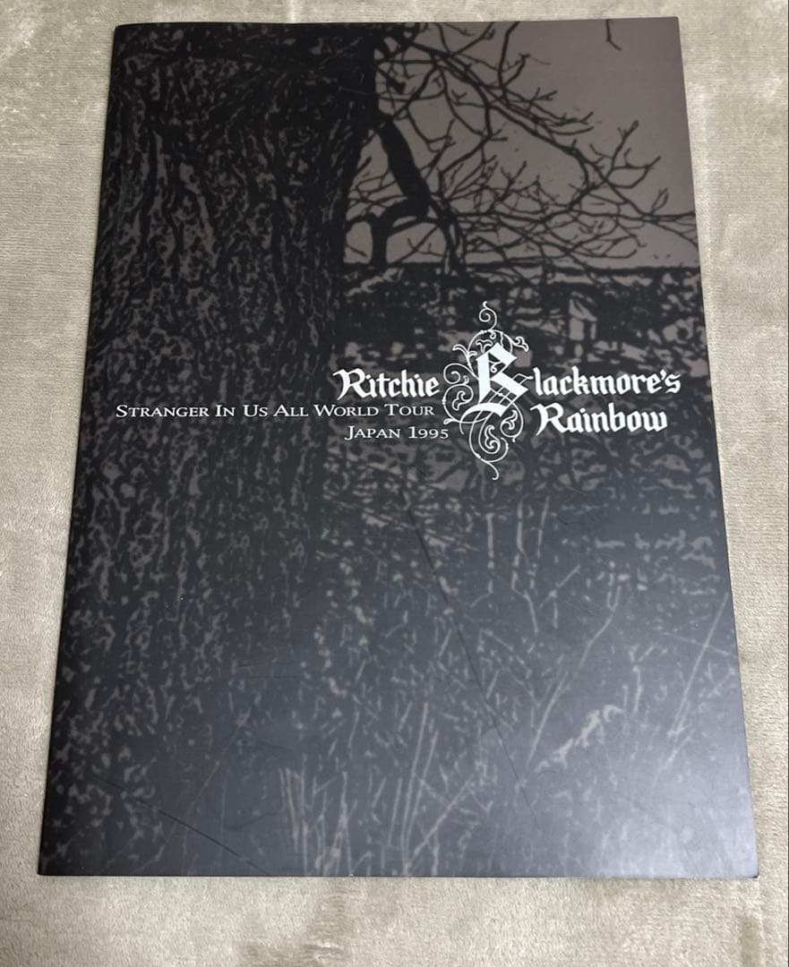 超レア/リッチーブラックモアレインボーパンフレット 1976/1978/1995