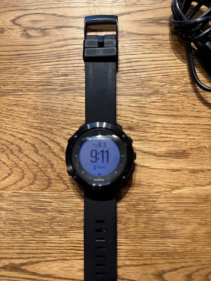 Suunto Traverse ブラック ラバーベルト 時計