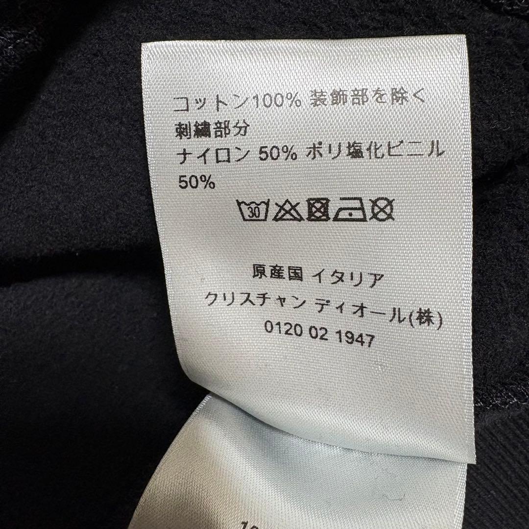 23aw DIOR ディオール ロゴパッチ スリーブロゴ フーディー 黒