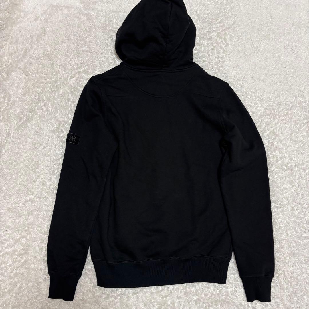 23aw DIOR ディオール ロゴパッチ スリーブロゴ フーディー 黒
