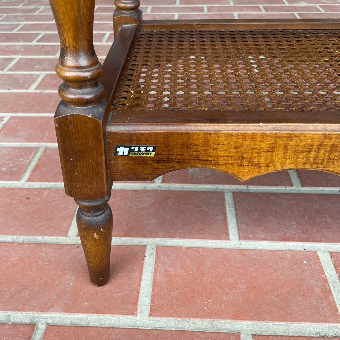 ✖*️様 カリモク テーブル サイドテーブル カフェ 花台 木製 コロニアル ラ