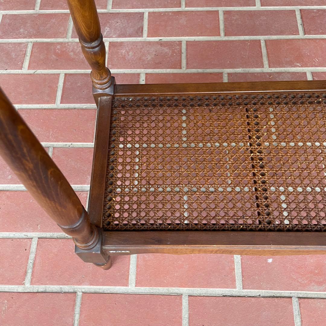 ✖*️様 カリモク テーブル サイドテーブル カフェ 花台 木製 コロニアル ラ