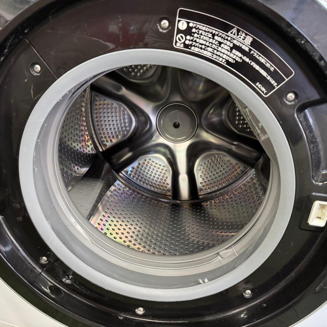 297 日立ビッグドラム洗濯機　10/6キロ　小型　一人暮らし　左開き　乾燥付