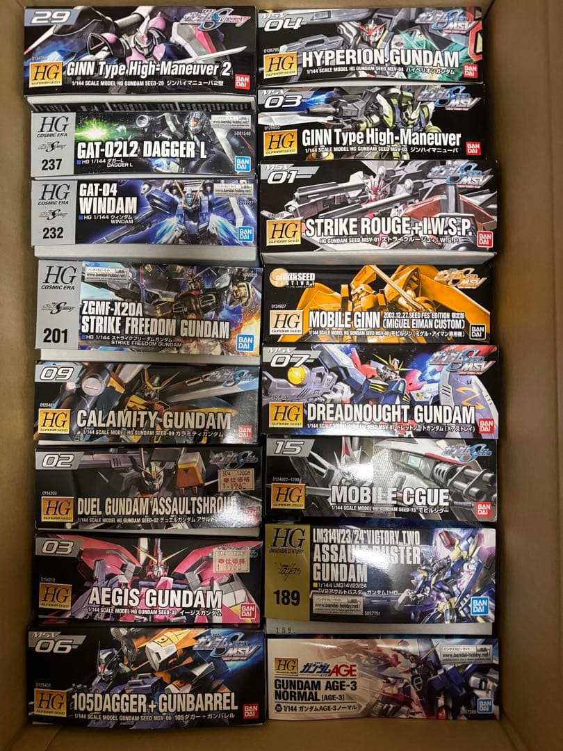 HGガンプラまとめ売り16点＋おまけ1点