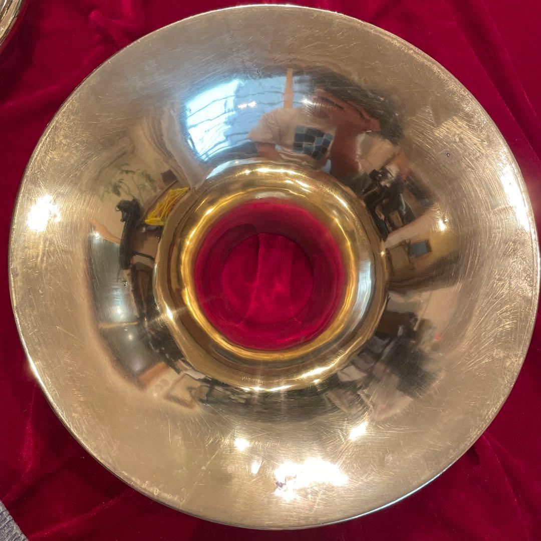 (美品)メルヒオール　セミダブルホルン　フレンチホルン