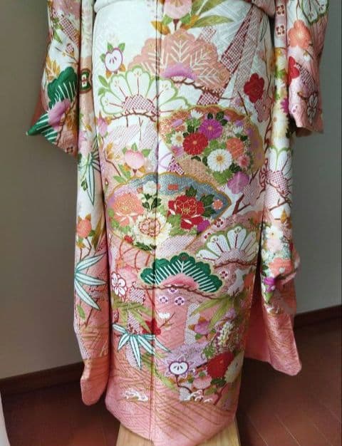 限定セール！1/18(日)まで　433.振袖7点セット 正絹　フルセット　成人式