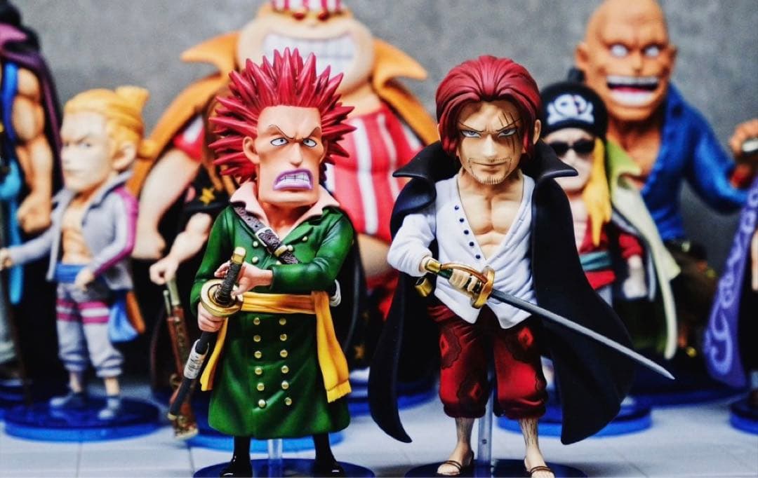 ワンピース 赤髪海賊団 シャンクス 10人セット フィギュア ガレージキット