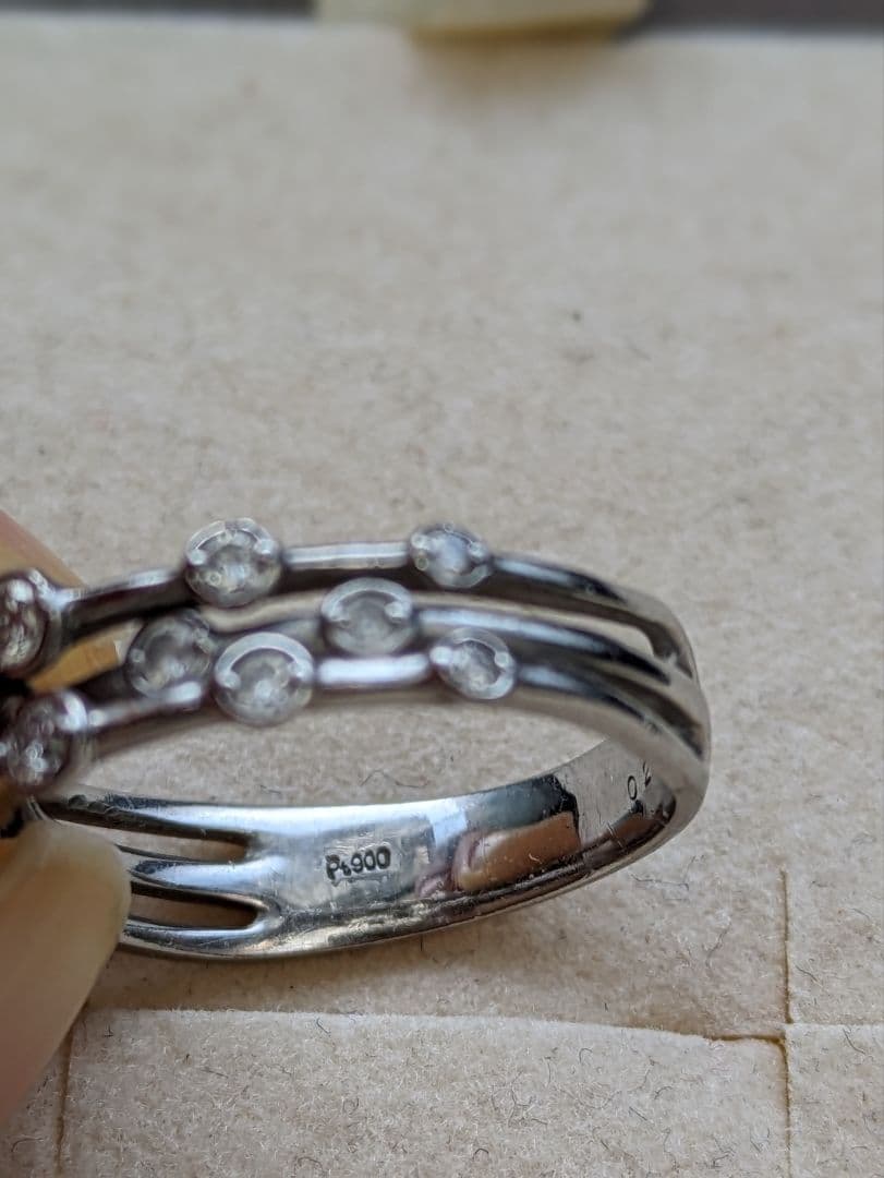 プラチナ.ダイヤモンドリング