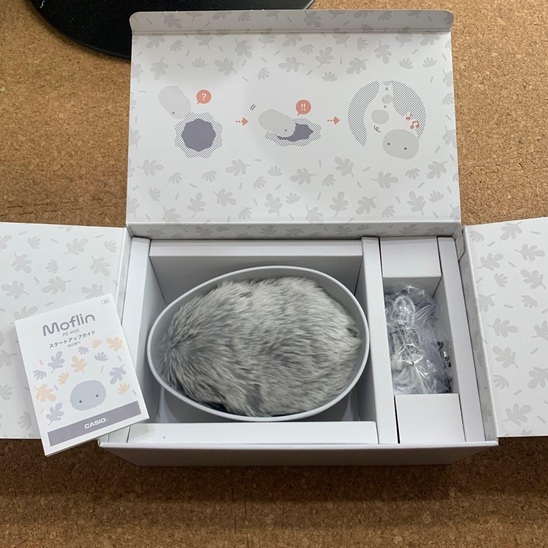 CASIO Moflin モフリン AIロボットペット グレー