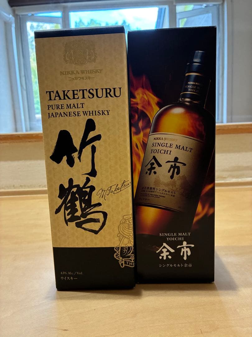 NIKKA YOICHI & TAKETSURU セット　竹鶴　余市