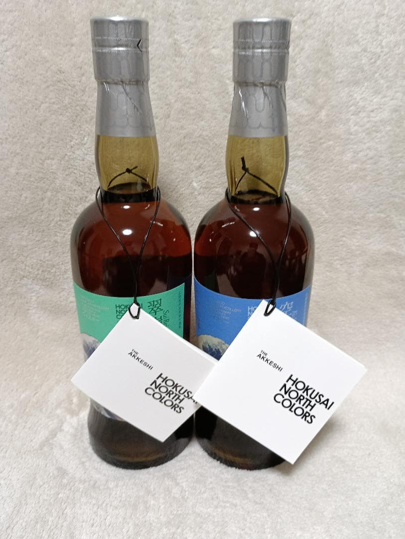 ANA機内免税限定販売　厚岸ウイスキーHOKUSAIシリーズ　翠嶺＆空翠