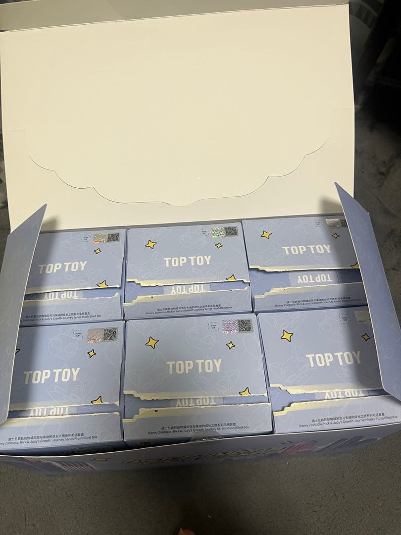 新品未開封　TOPTOY ディズニー ズートピア　コンプリート　6個ボックス