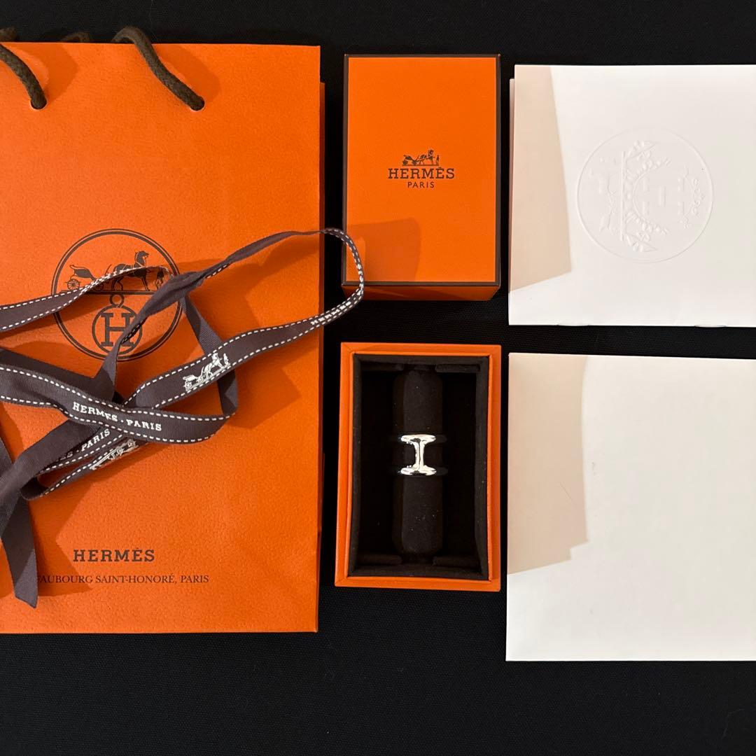 【未使用品】エルメス オスモズ リング GM 57