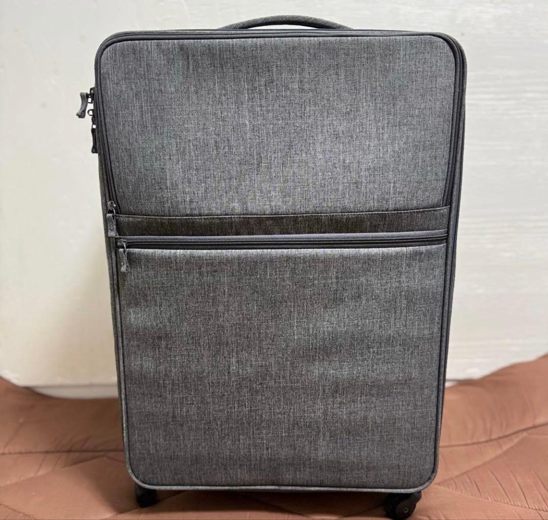 【廃盤品】無印良品 ソフトキャリーケース Lサイズ グレー