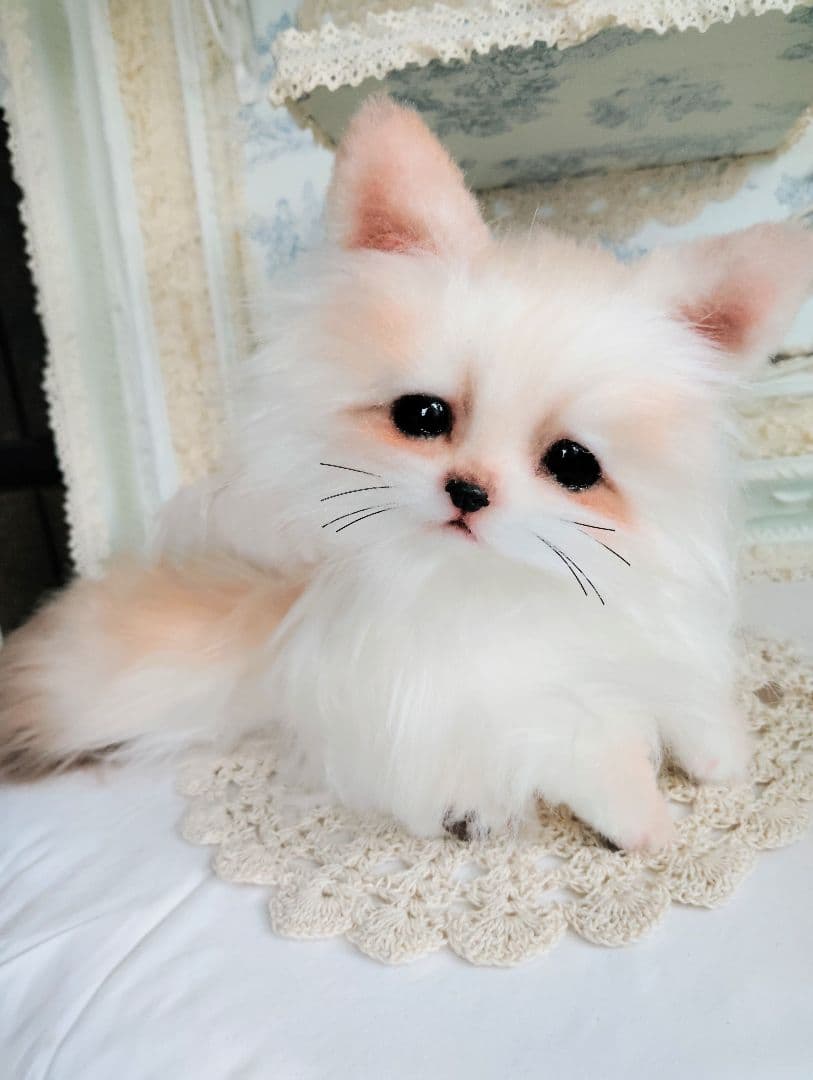 ベビー♡赤ちゃんきつね♡飼ってみませんか❤アートドール♡ぬいぐるみ♡