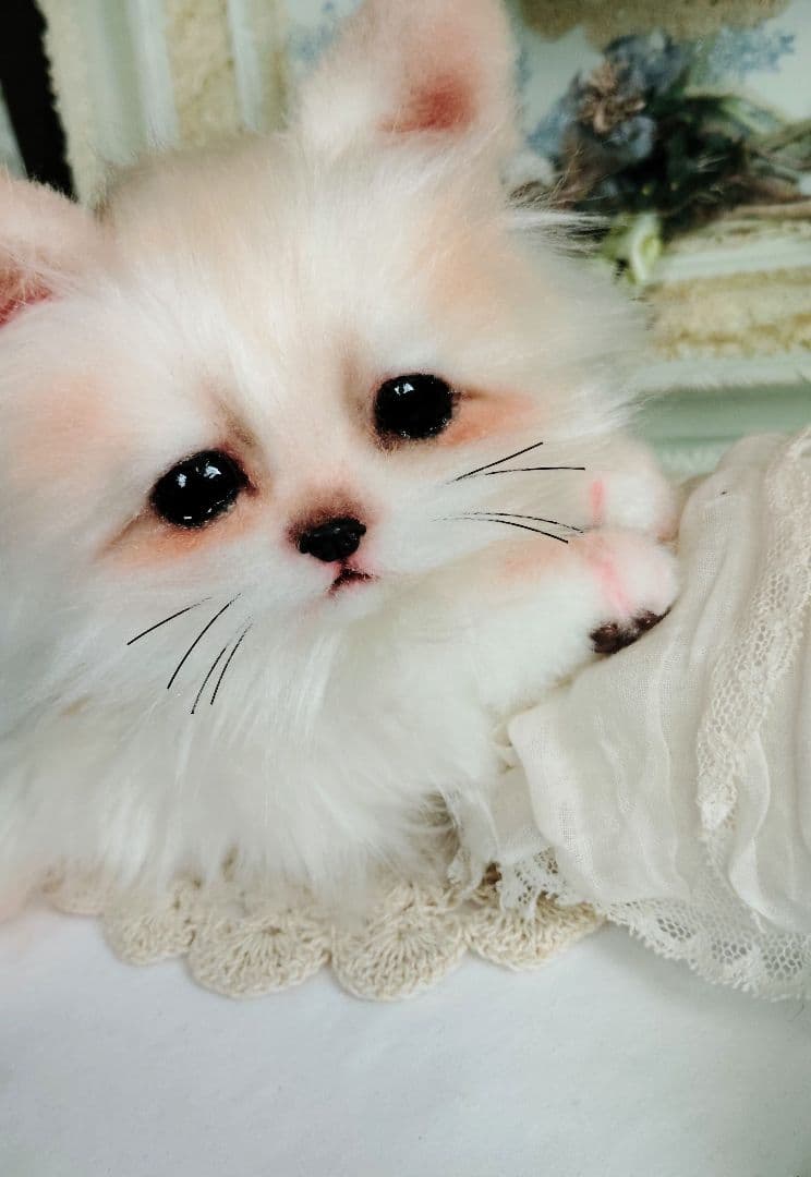 ベビー♡赤ちゃんきつね♡飼ってみませんか❤アートドール♡ぬいぐるみ♡