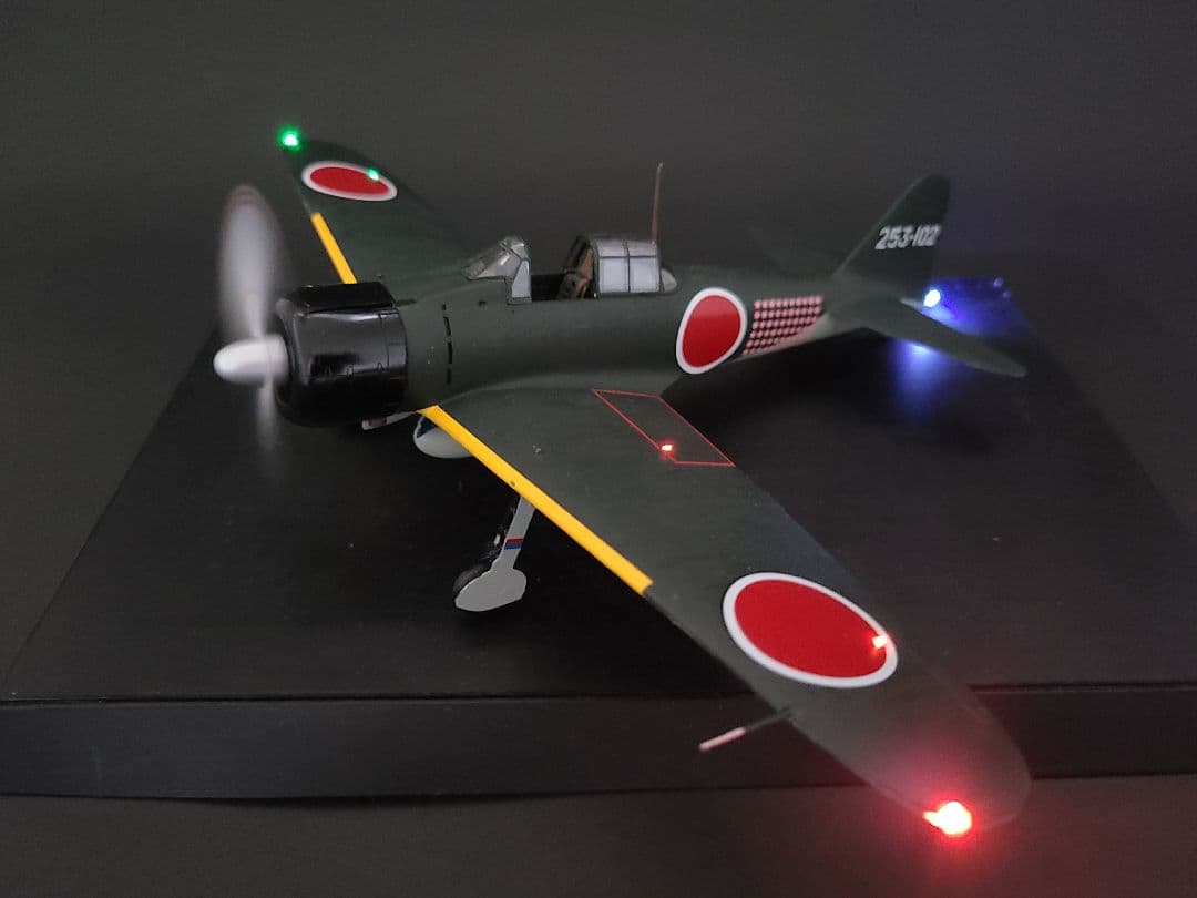 零式艦上戦闘機21型、岩本 飛曹 長搭乗機 タミヤ1/48スケール完成品 零戦
