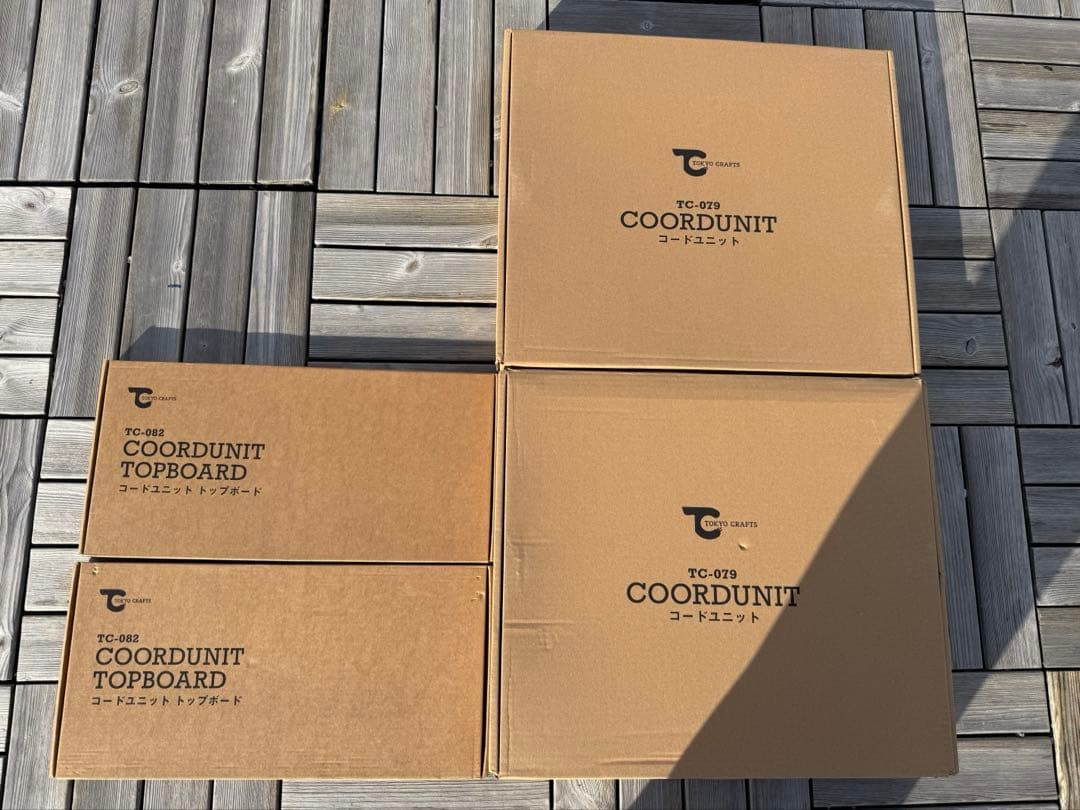 TOKYO CRAFTS コードユニット　テーブルセット　スタンド2台天板4枚
