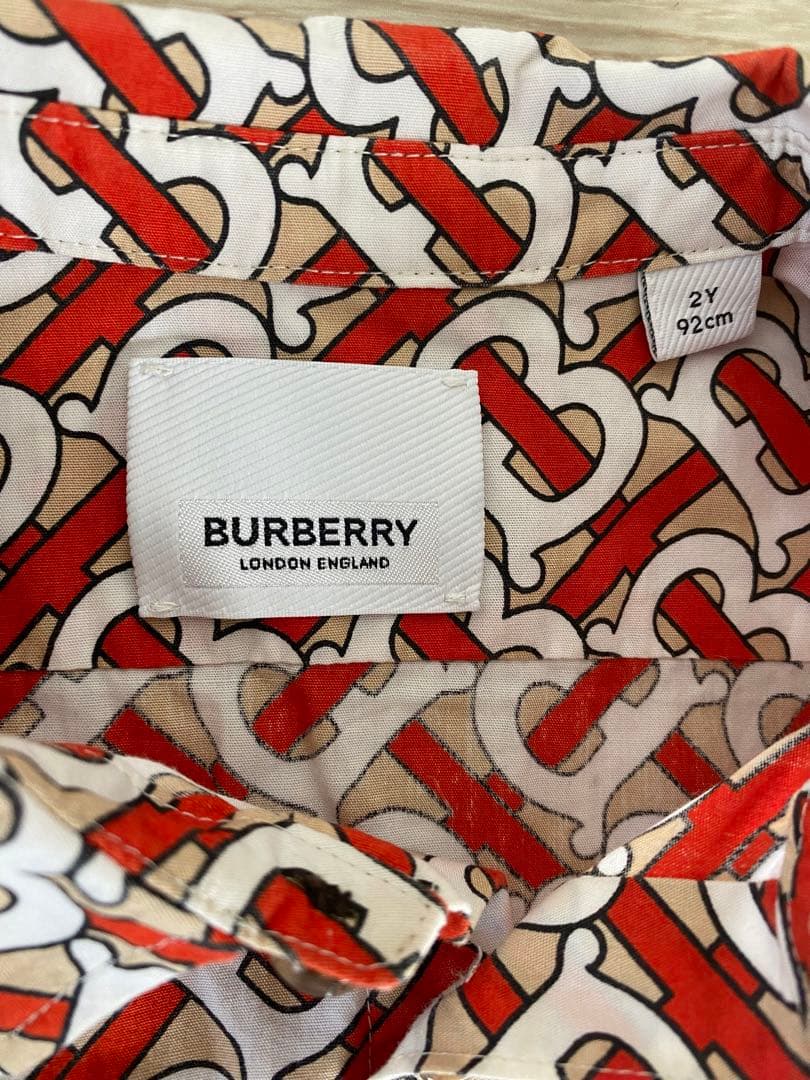 BURBERRY Bロゴパターン 2Y 92cm セットアップ