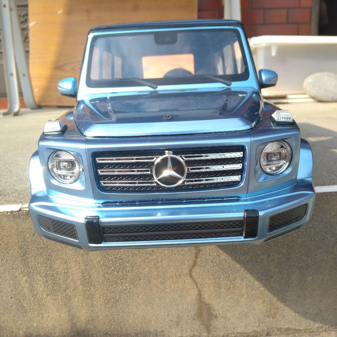 タミヤラジコンＣＣー０１用スペアボディ メルセデス・ベンツ Gクラス 青