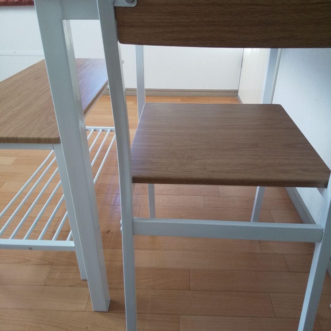 木目調ダイニングテーブル4点セット