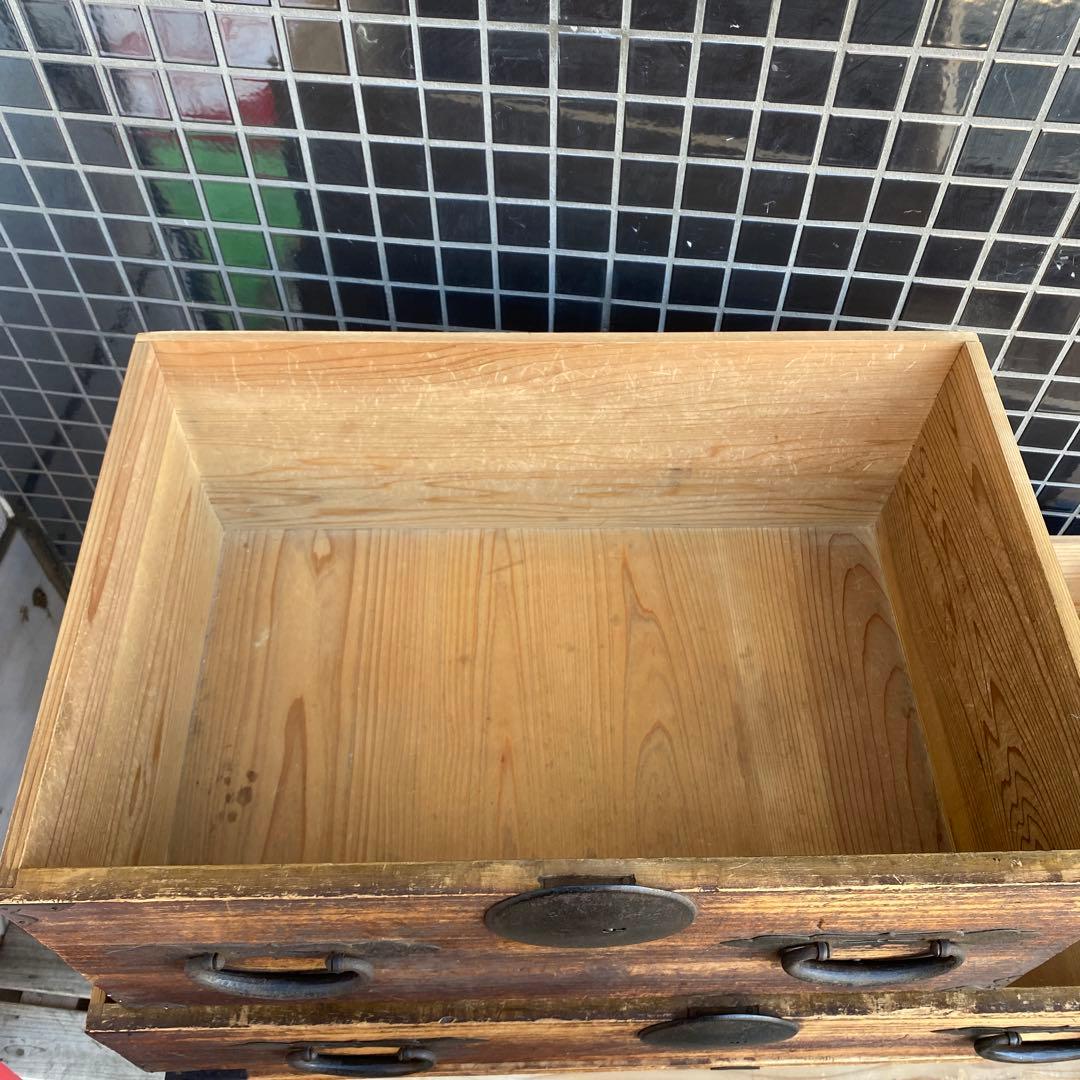 時代物 桐箪笥 時代金具 店舗什器 骨董品 古民家 蔵出し アンティーク