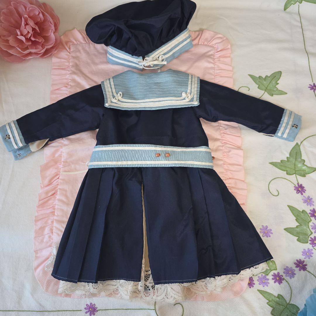 作家様　アンティークビスクドール用　ドレス　シルク　サテン