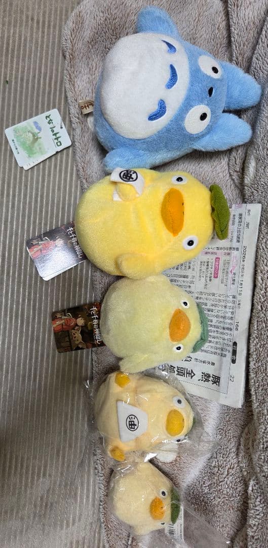 となりのトトロ 、千と千尋の神隠しぬいぐるみセット