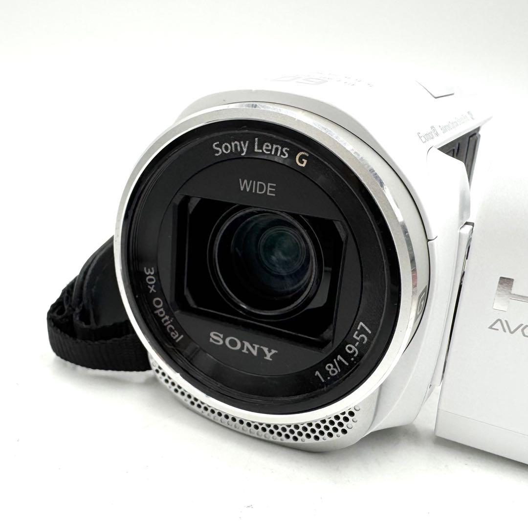美品 SONY HDR-CX670 デジタルHDビデオカメラ ホワイト