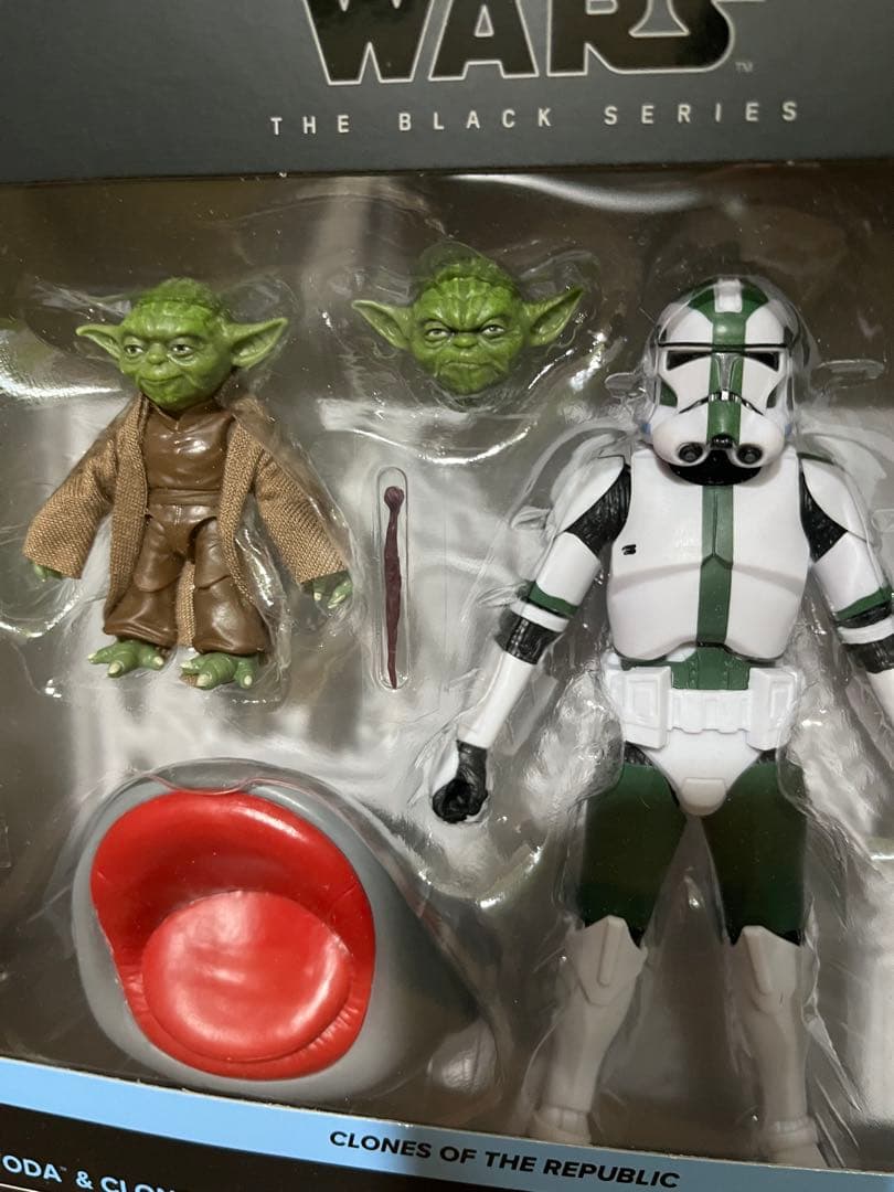 未開封　スターウォーズ　ブラックシリーズ　ヨーダ　と　コマンダーグリー