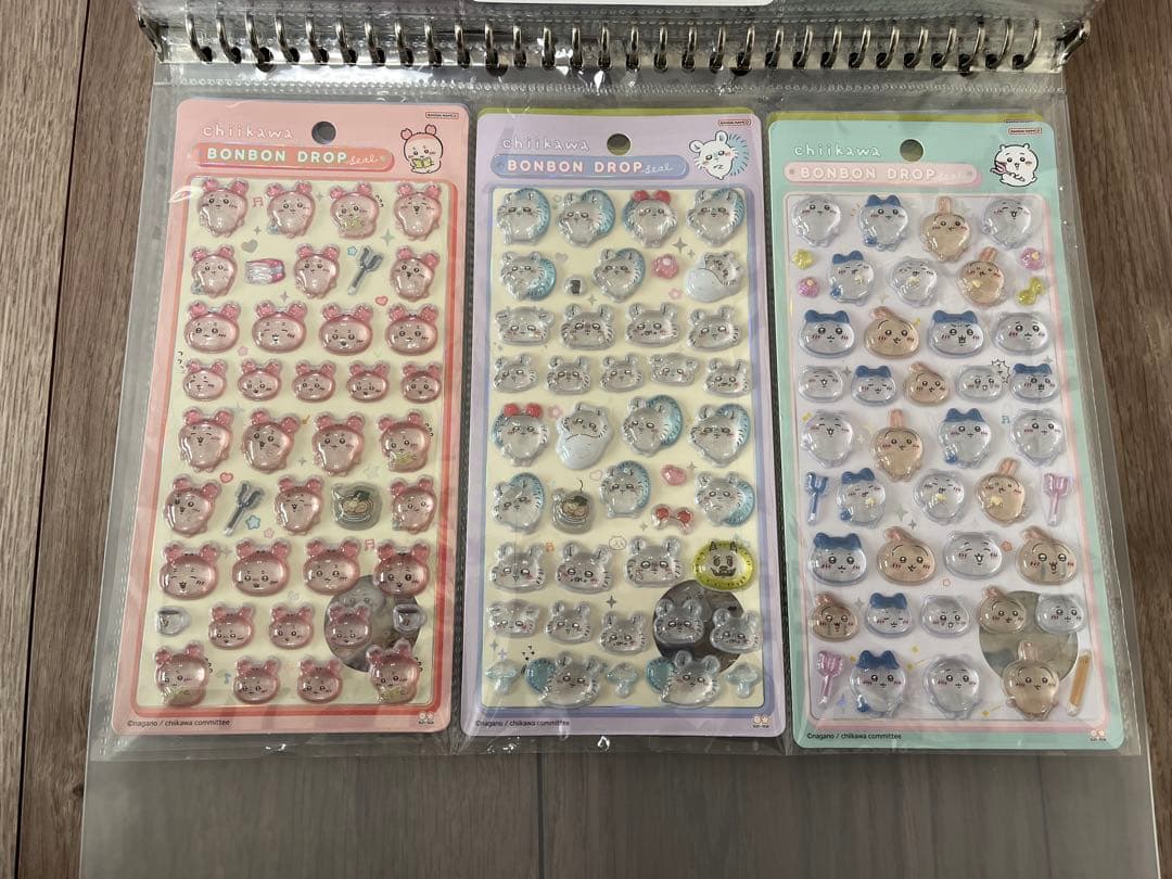 ボンボンドロップシール　まとめ売り　シール帳　完成品