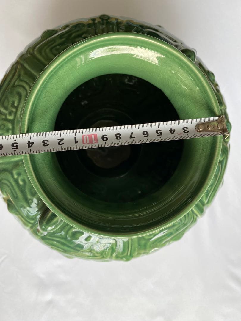 台湾官窯瑞獸双耳壺