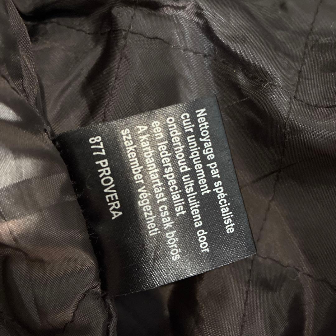 ヴィンテージ レザージャケット ブラック 本革 バイカー タロンジップ ステッチ