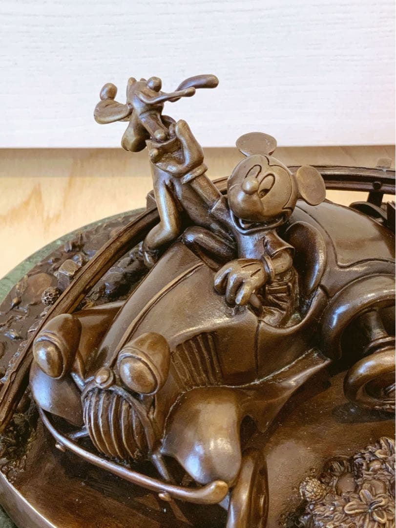 ディズニー限定ブロンズ像 ミッキー&プルート 25体 No.2 USA